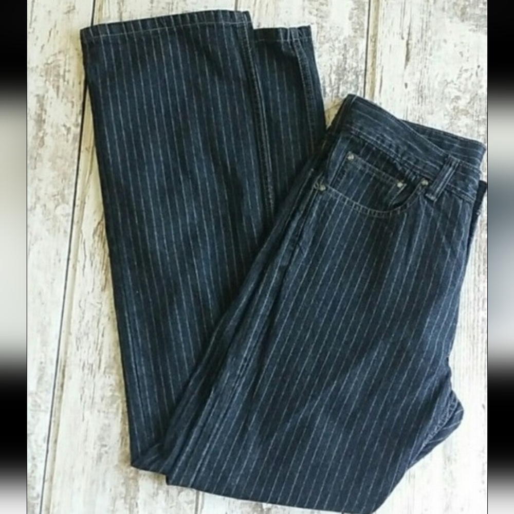 Mens Versace jeans couture pin stripe jeans